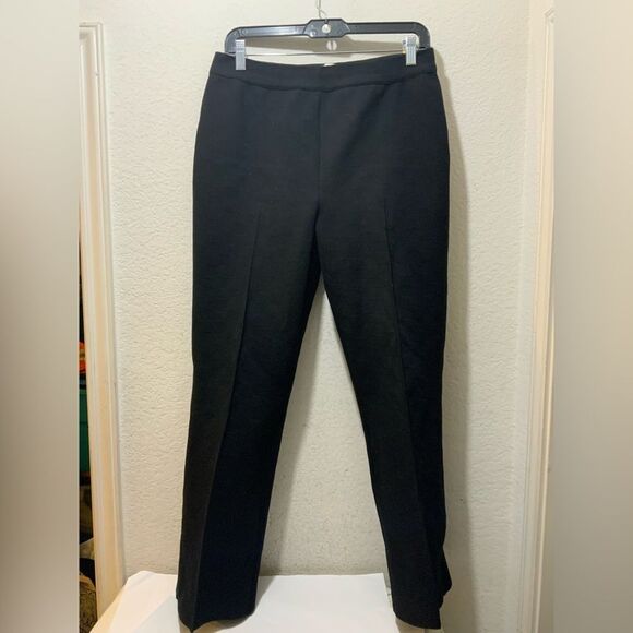 High Sport Kick Cotton Crop Flare Pant Black size L - Picture 3 of 12